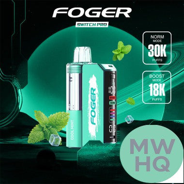 Foger Switch Pro Kit 30K Puffs 19ML Disposable Device & Power Bank