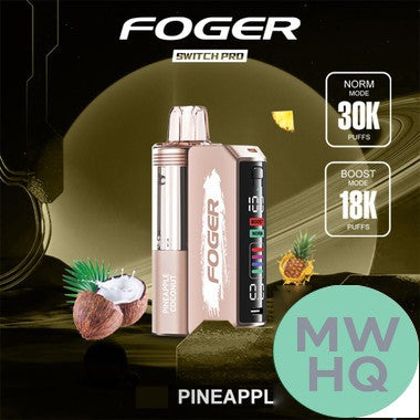 Foger Switch Pro Kit 30K Puffs 19ML Disposable Device & Power Bank