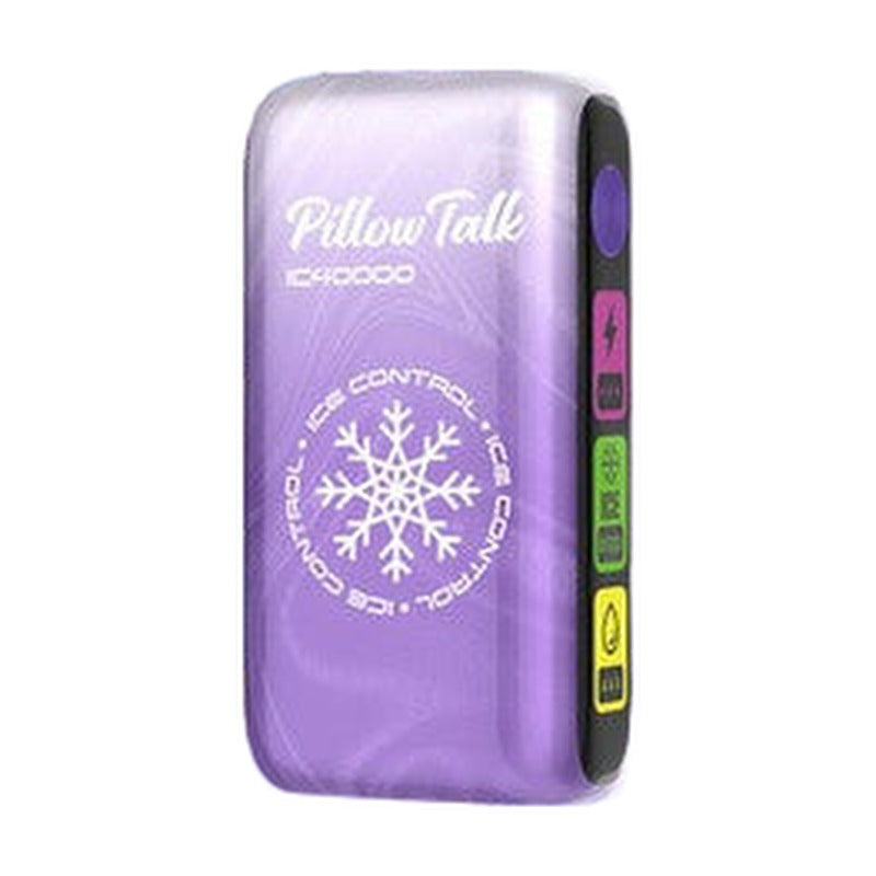 Pillow Talk Ice Control IC40000 Puffs 20ML Disposable Device With Touch To Adjust Ice Level & LED Screen (Texas Compliant)