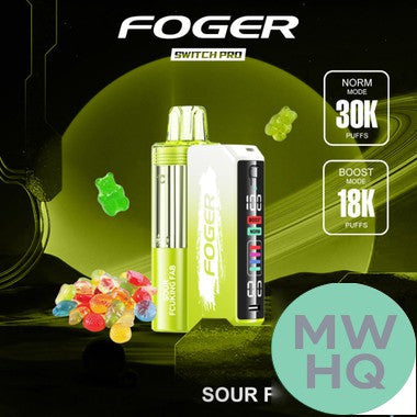 Foger Switch Pro Kit 30K Puffs 19ML Disposable Device & Power Bank