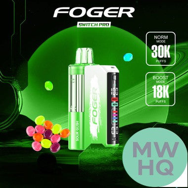 Foger Switch Pro Kit 30K Puffs 19ML Disposable Device & Power Bank