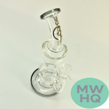 Big B Mom Glass Water Pipe With Honeycomb Perc and Flare Base - 605 Grams - 10.75 Inches - Assorted Colors [N-BM191 / BM191]
