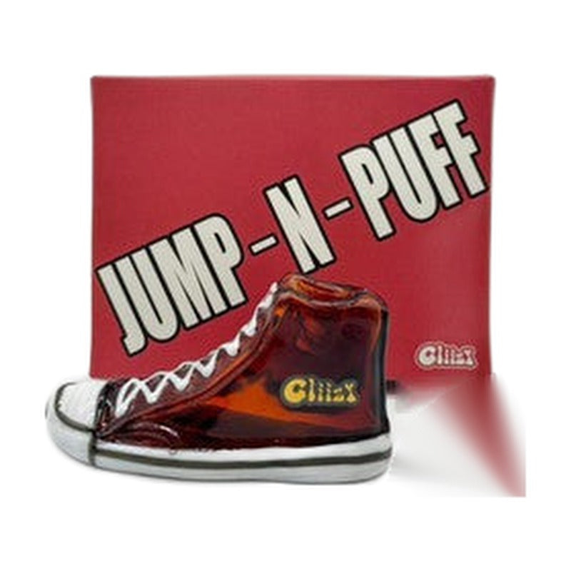 Gliizy Jump-N-Puff Shoes Glass Hand Pipe - 90 Grams - 3.5 Inches