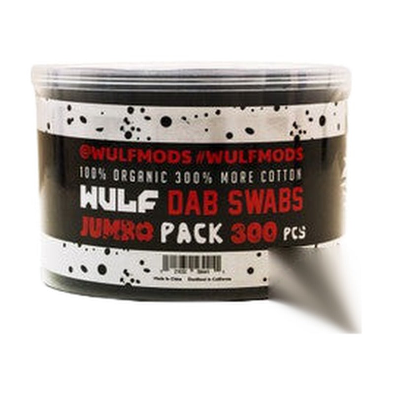 Wulf Mods Cotton Dab Swabs Jumbo Pack - 300ct