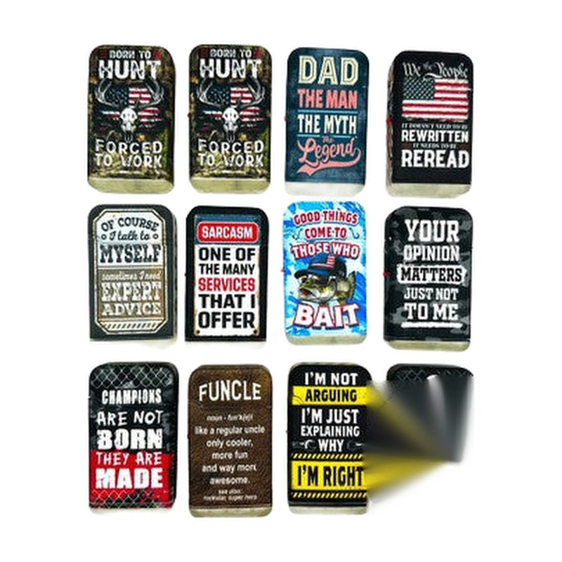 Smokezilla Patriotic Gearhead Dual Turbo Torch Lighter - Assorted Designs [25838]