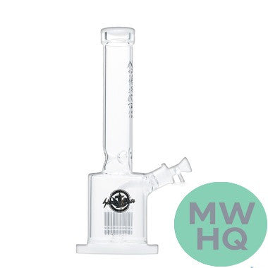 Shadow Glass Water Pipe Thick Base With Ice Catcher & Tree Perc - 1250 Grams - 15 Inches [SGB-012]