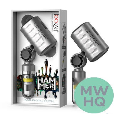 Lookah Hammer 950mAh Portable Enail Banger Dab Rig Vaporizer With LED Screen