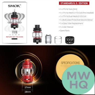 SMOK TFV16 Return Of The King 9ML Sub-Ohm Tank