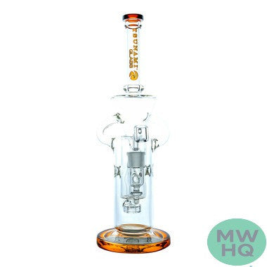 Tsunami Glass Water Pipe Recycler Concentrate Rig With Circ Perc - 860 Grams - 15 Inches