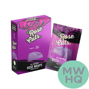 Rose Cuts Flavored Organic Wraps - Pack of 3