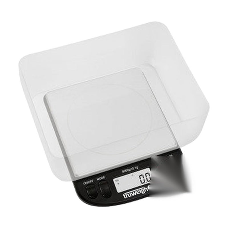 Truweigh Intrepid Series Compact Bench Scale With Bowl 5000g x 0.1g – Black
