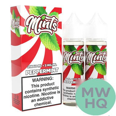 Mints Synthetic Nicotine E-Liquid By Verdict Vapors 120ML (2 x 60ML)