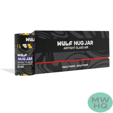 Wulf Mods Airtight Glass Nug Jar - Assorted Colors