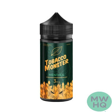 Tobacco Monster Synthetic Nicotine E-Liquid By Monster Vape Labs 100ML