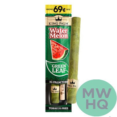 King Palm Green Leaf Mini Palm Tube Rolls 1G - Pack of 1