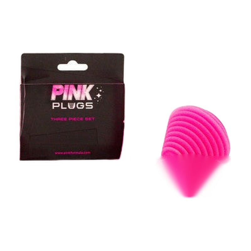 Pink Formula Glass Plugs - Pack of 3
