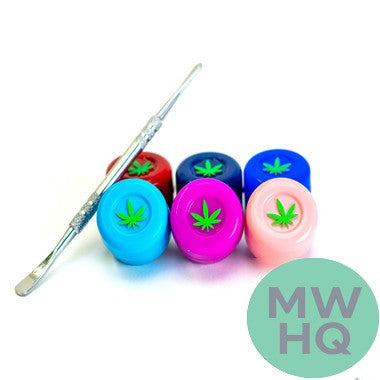 Headway Designs DAB'EM Silicone Travel Containers - Pack of 6