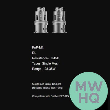 VooPoo PnP Replacement Coils - Pack of 5