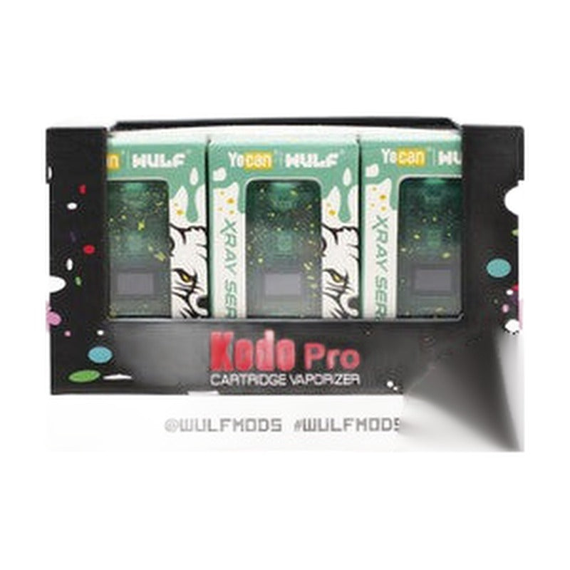 Wulf Mods X-Ray Series Kodo Pro 400mAh Adjustable Voltage 510 Cartridge Vaporizer Battery - Assorted Colors