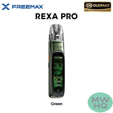 Freemax Rexa Pro 1300mAh Pod System Starter Kit With 2ML & 3ML Refillable Rexa Pods