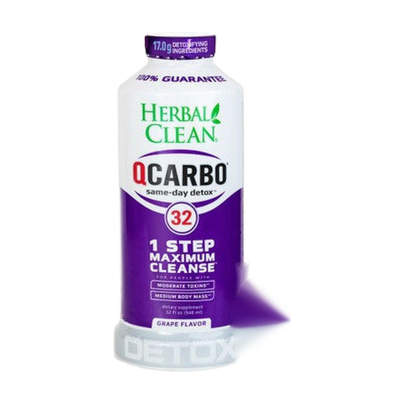 Herbal Clean QCarbo32 1 Step Maximum Strength Cleansing Detox Formula 32oz