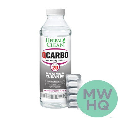 Herbal Clean QCarbo20 Clear Extreme Strength Cleansing Detox Formula 20oz