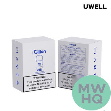 Uwell Dillon EM 2.5ML Refillable Replacement Cartridge Pod - Pack of 4