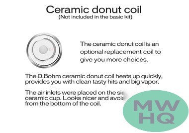 YoCan Evolve Plus Ceramic Donut Coil 5pk