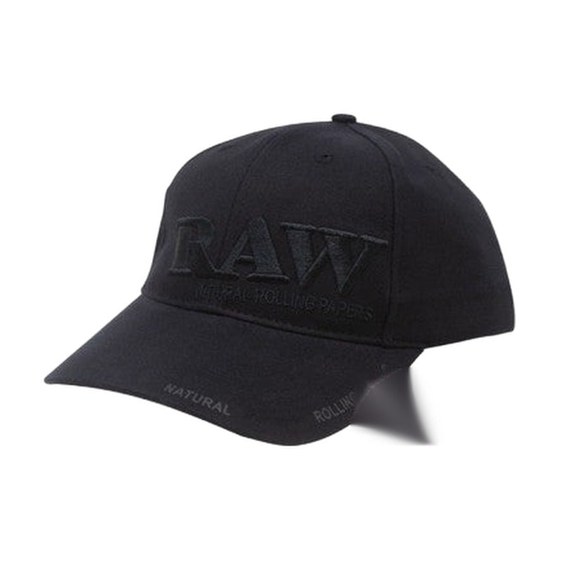 RAW Classic Brim Black On Black Baseball Cap