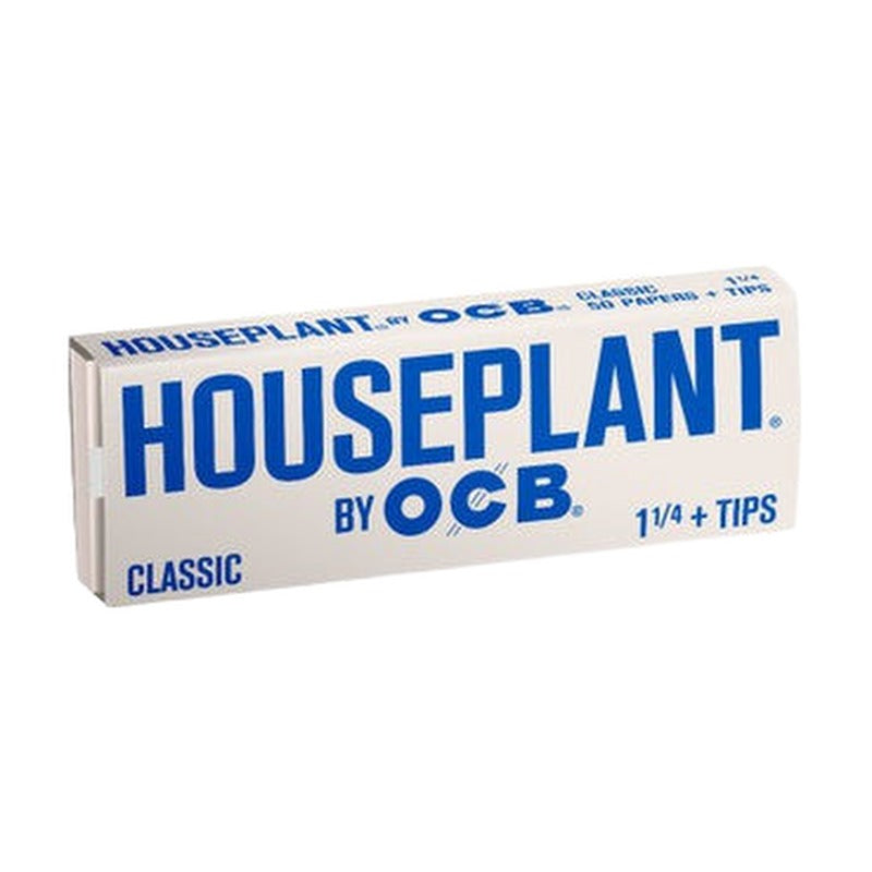 Houseplant By OCB Bamboo Rolling Papers 1 1/4 Size + Tips