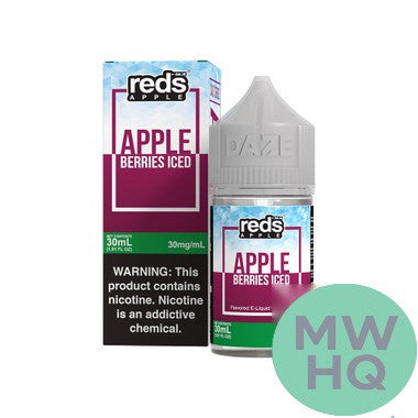 Reds Apple Nicotine Salt E-Liquid By 7 Daze 30ML – Apple Berries