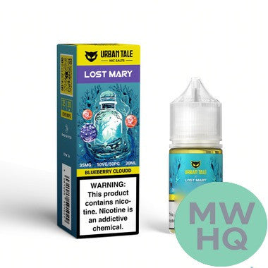 URBAN TALE x LOST MARY Nicotine Salt E-Liquid 30ML – Blue Razz Ice