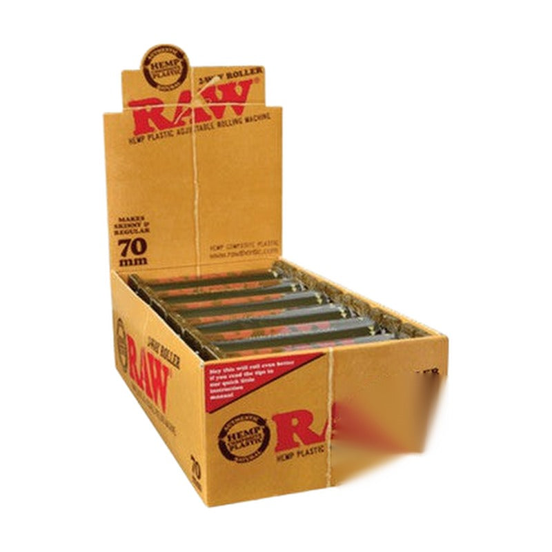 RAW Hemp Plastic 2 Way Adjustable Rolling Machine - 70mm