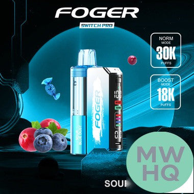 Foger Switch Pro Kit 30K Puffs 19ML Disposable Device & Power Bank
