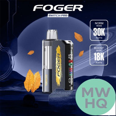 Foger Switch Pro Kit 30K Puffs 19ML Disposable Device & Power Bank