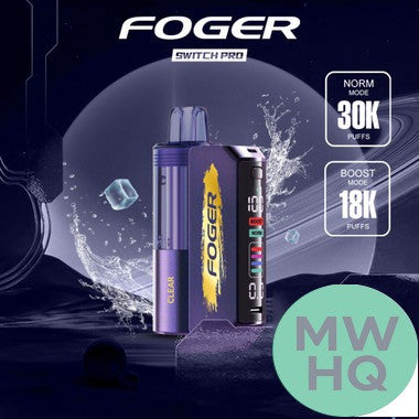 Foger Switch Pro Kit 30K Puffs 19ML Disposable Device & Power Bank