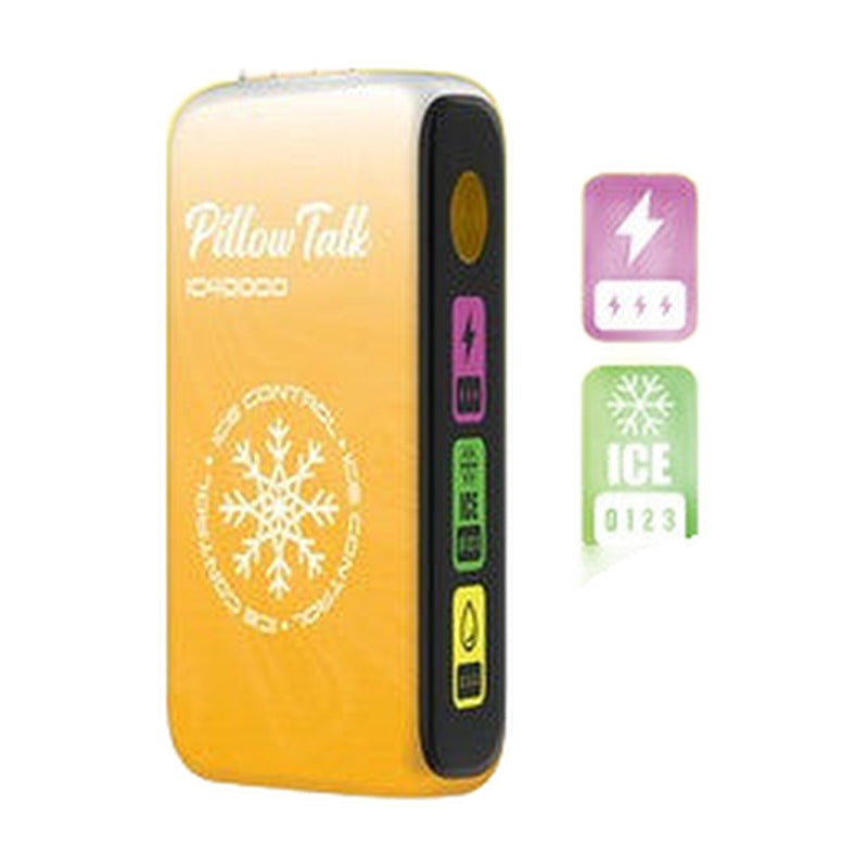Pillow Talk Ice Control IC40000 Puffs 20ML Disposable Device With Touch To Adjust Ice Level & LED Screen (Texas Compliant)