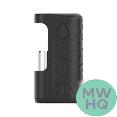 STNR PWRHAUS 950mAh Sub-Ohm Cart Battery Device With LED Screen – Black/Black