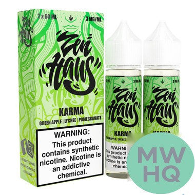 Zen Haus Synthetic Nicotine E-Liquid 120ML (2 x 60ML)