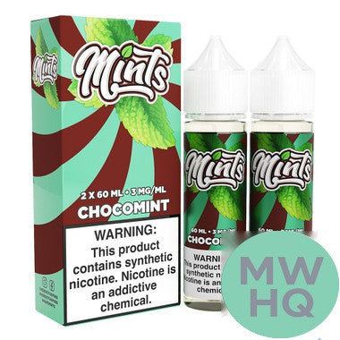 Mints Synthetic Nicotine E-Liquid By Verdict Vapors 120ML (2 x 60ML)