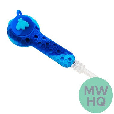 Stratus 2 In 1 Silicone Pipe For Dry & Wax - 70 Grams - 4.5 Inches