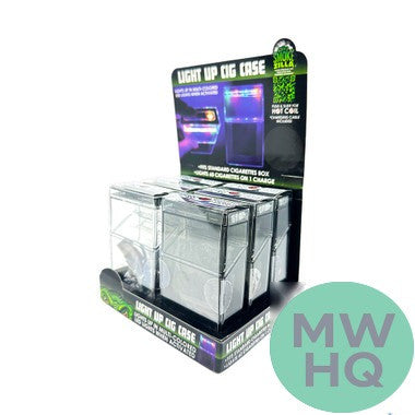 Smokezilla Light-Up Cigarette Case With USB Coil Lighter [25115]