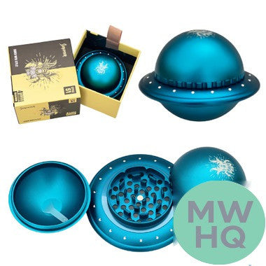 Shredder Double Extra Large Grinder UFO Shape - Style 51 - 85mm - 4 Part