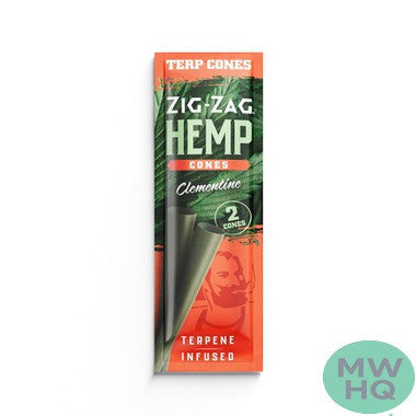 Zig-Zag Terpene Infused Hemp Cones - Pack of 2