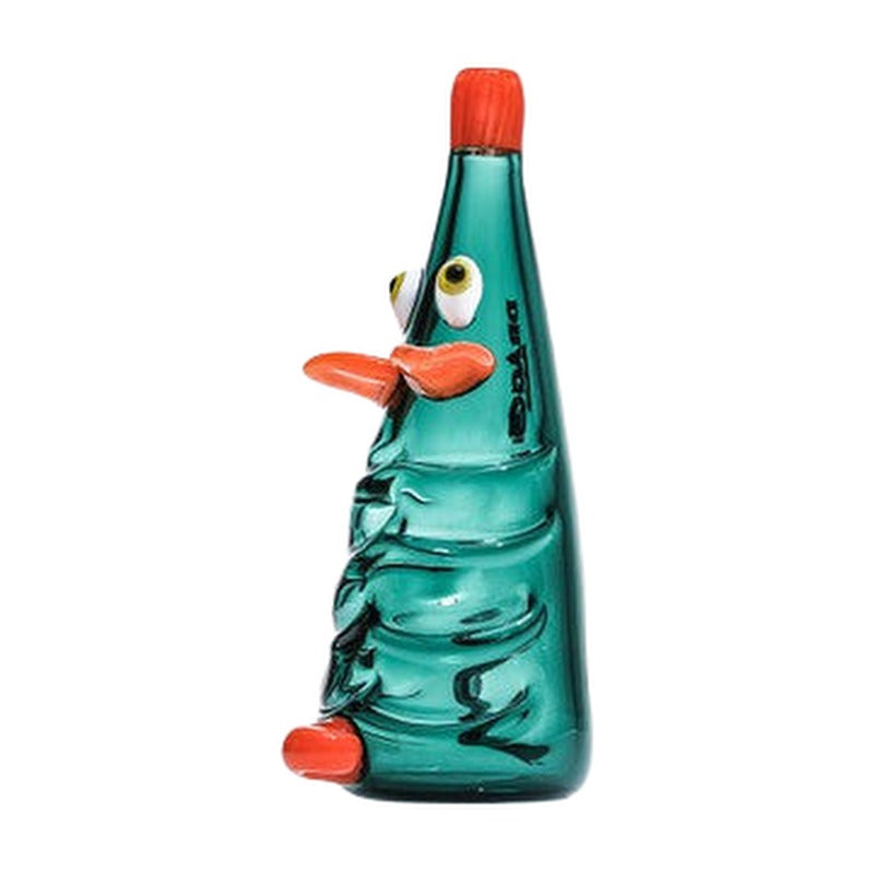 Dragon Glass Mouse Shape Hand Pipe Spoon - 90 Grams - 5 Inches - Assorted Colors [DGH-052]