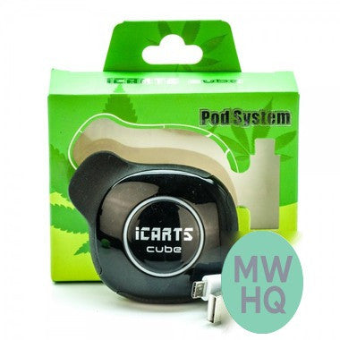 iCarts Cube 550mAh Pre-Heat VV Vaporizer Starter Kit With 1ML Cartridge