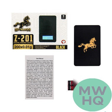 Stallion Z-201 Digital Pocket Scale 200g x 0.01g