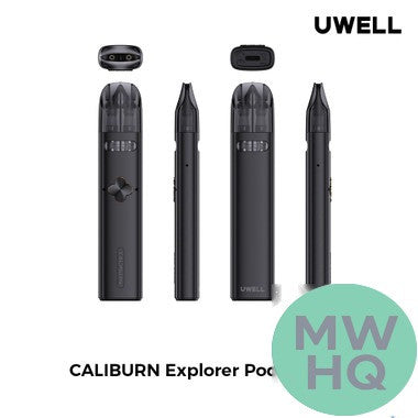 Uwell Caliburn Explorer 1000mAh Dual Coil Pod System Starter Kit With 4ML Refillable Pod