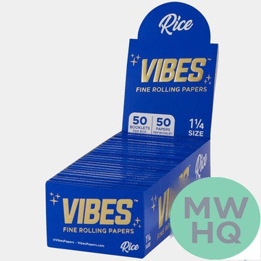 Vibes Rolling Papers - 1.25 Inch - Pack of 50