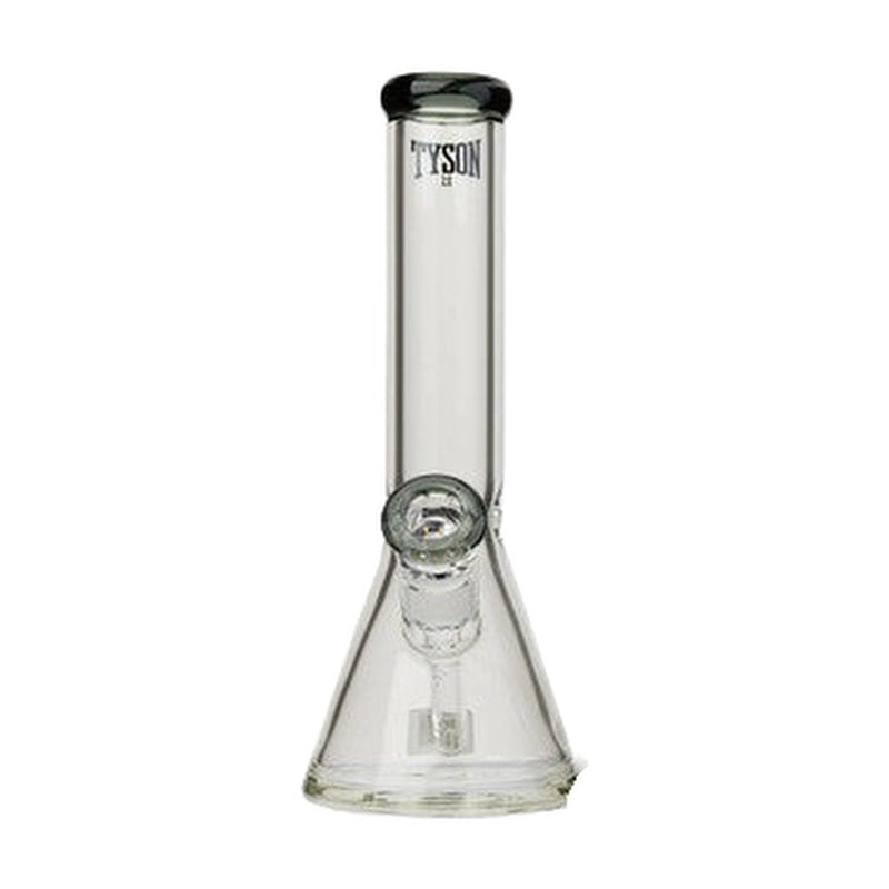 Tyson 2.0 Haymaker Water Pipe Beaker Base & Ice Catcher - 12 Inches – Clear/Charcoal